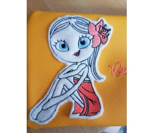 Stickdatei - Beauty Girls - Blume